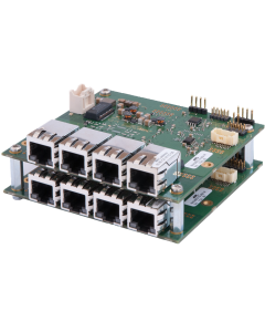 MAGBES-211H Mngt Gigabit Switch PC/104 8prt on 2mm lockable headers