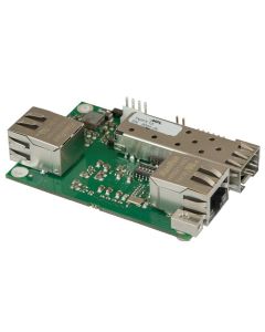 Ethernet media converter 2x copper ports RJ45, 1x SFP port