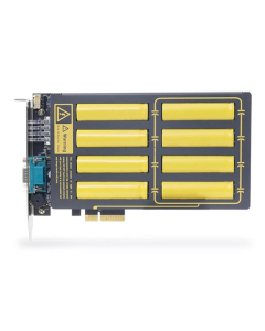 Intelligent ultracapacitor-based power backup PCIe card