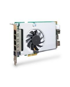 PCIE-NX154-JON16 Jetson Orin NX (16GB) and 128GB NVMe 4x GbE PCIe Card