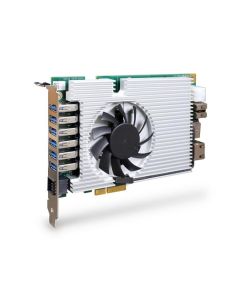 PCIE-NX156-JON16 Jetson Orin NX (16GB) and 128GB NVMe 6x USB PCIe Card