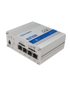Teltonika RUTX09 router met ruggedized behuizing is geschikt voor de meest veeleisende industriële omgeving. 