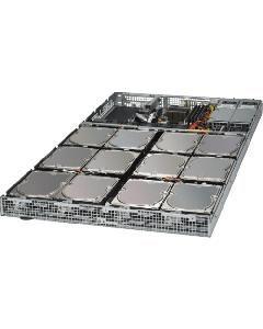 1u SuperStorage 5019D8-TR12P X11SDV-8C-TP8F SuperMicro 12 Hot-swap 3.5" SATA3 bays