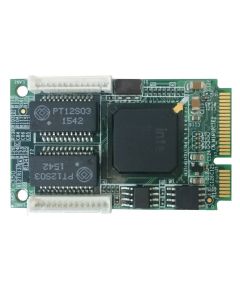 MPX-350  PCI Express mini card support two Giga LAN