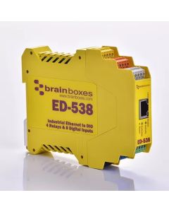 brainboxes Ethernet to 4 Relays and 8 Digital Inputs + RS485 Gateway
