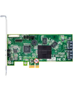 Areca 2-Port PCIe x4 6GB/s SATA Adapter Raid controller