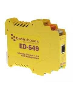 brainboxes ED-549 Ethernet to 8 Analogue Inputs + RS485 Gateway