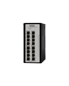 16x GB LAN PoE Industrial Ethernet Switch -40°C to 75°C