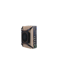 Neousys POC 545 fanless industrial PC with AMD Ryzen processor and external fan